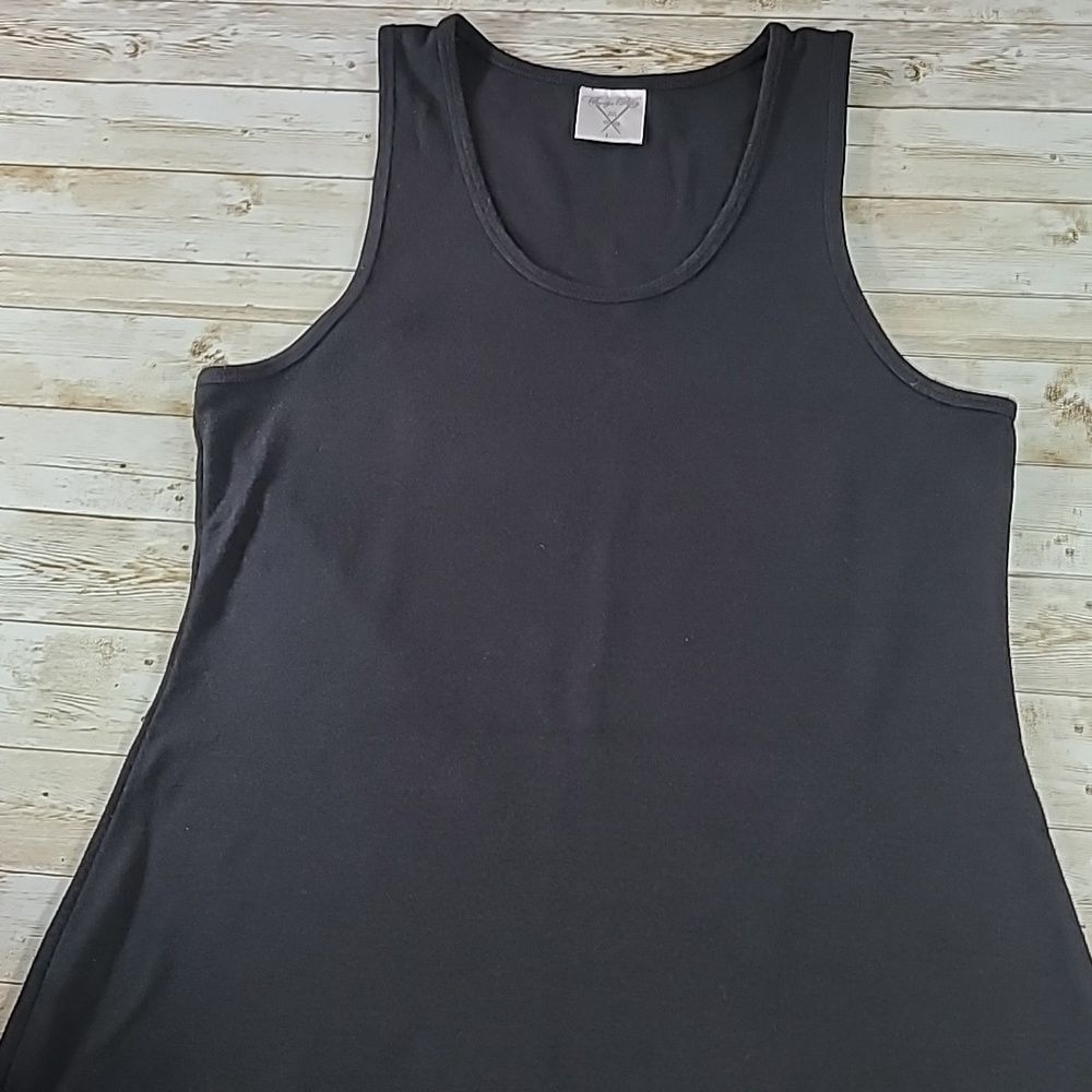 Claridge+King Classic Black Tank Top Dress Size Large View 4